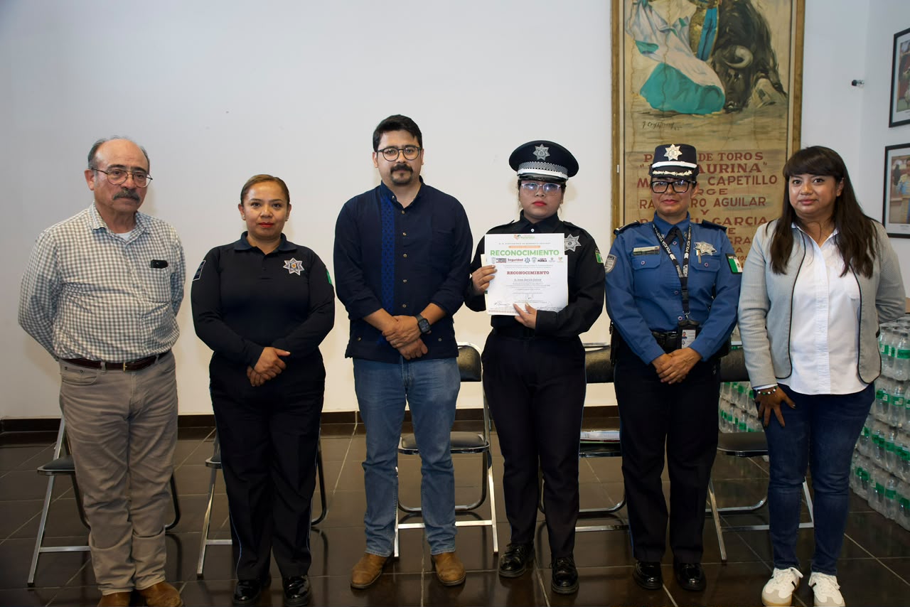 Huamantla concluye capacitación en Policía Turística y fortalece su preparación como Pueblo Mágico